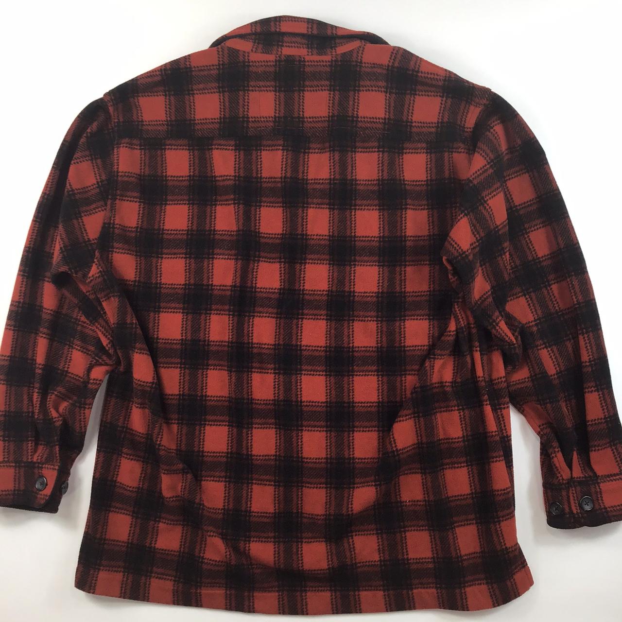 Source Unknown Men's Shacket Jacket - Red/Black -… - image 4