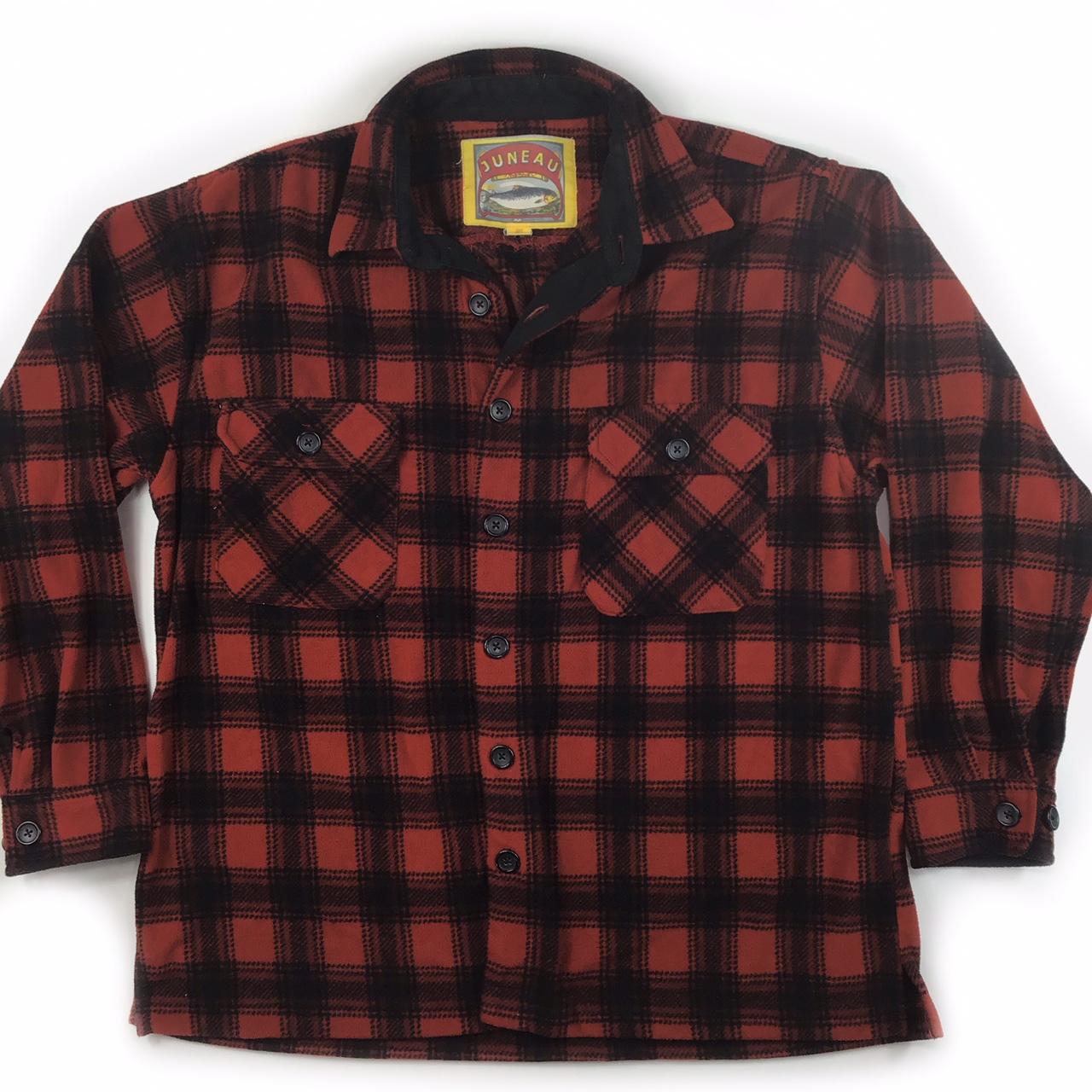 Source Unknown Men's Shacket Jacket - Red/Black -… - image 1