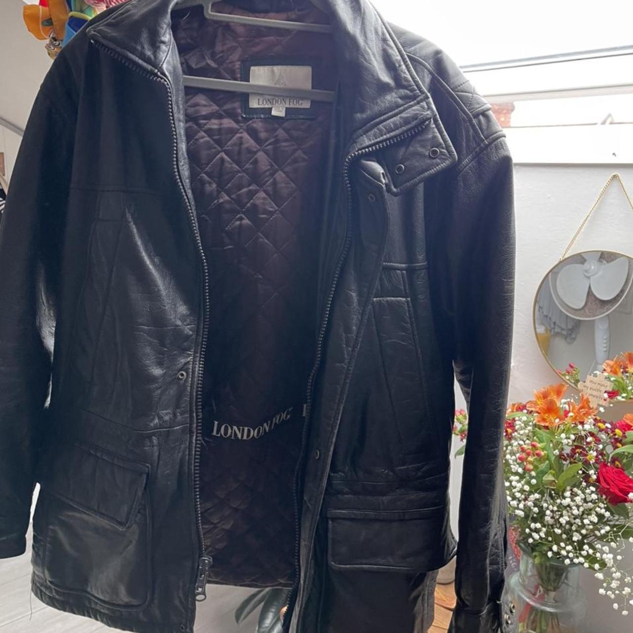 london fog leather jacket