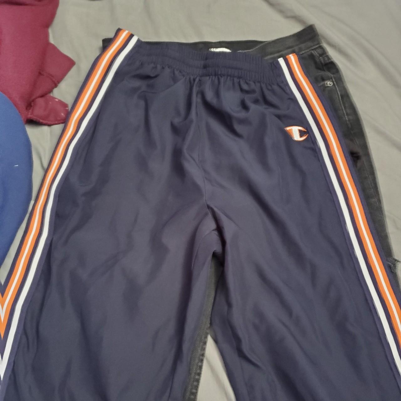 VANTAGE champion tear away pants Color is NAVY and... Depop