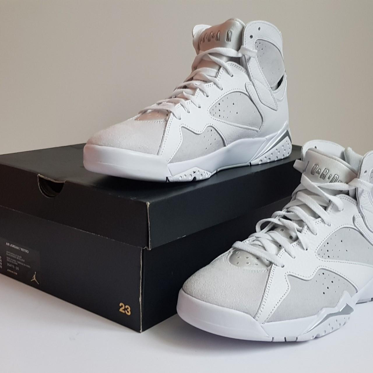 Jordan 7 metallic silver on sale