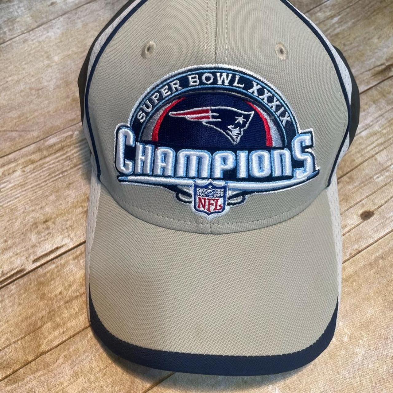 Vtg Super Bowl XXXIX 39 Patriots Champions Hat Reebok On Field New With  Stickers |