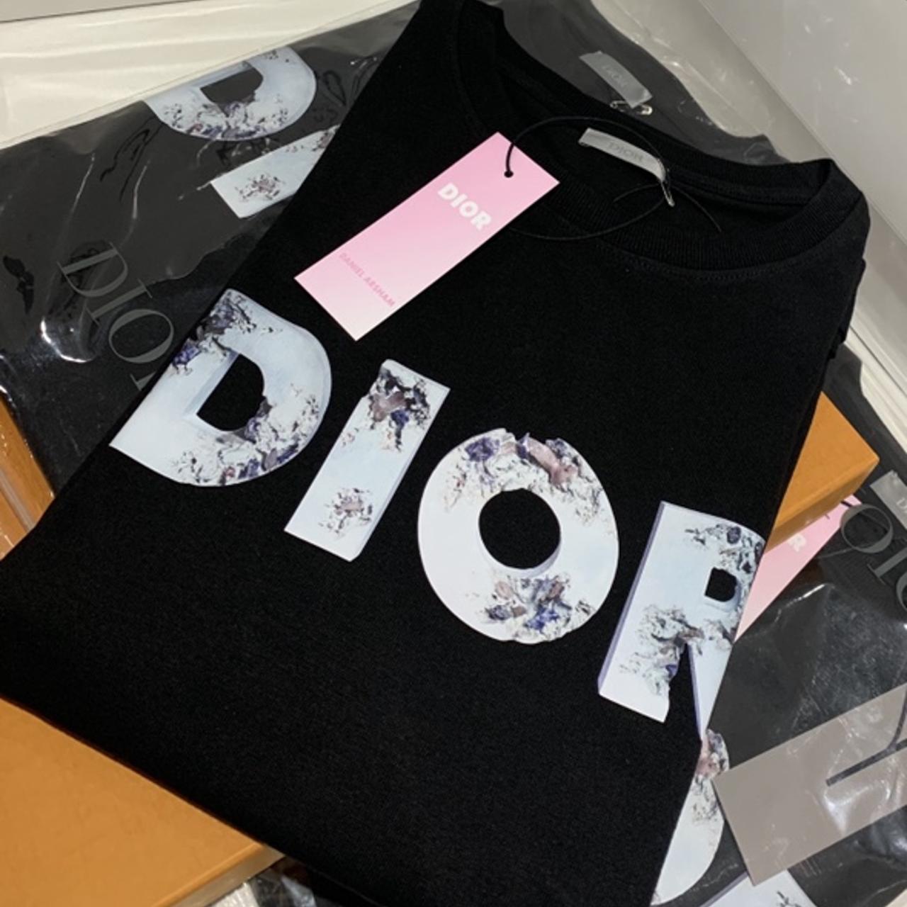 Blackwhite skinny cotton Tshirt withCD and basketball 3D prints  corroded by Dior and Daniel Arsham For Mans Tshirt For Womans Tshirt  White XL Buy Online at Best Price in UAE  Amazonae