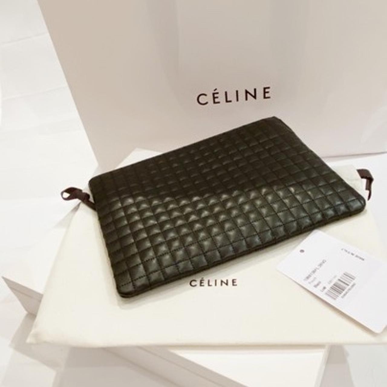 Brand new CELINE Calfskin Quilted C Charm Coin Card - Depop