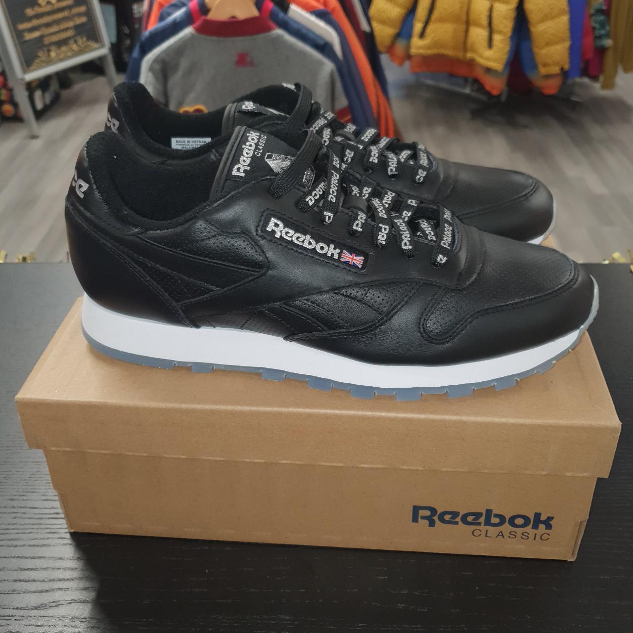 palace x reebok trainers