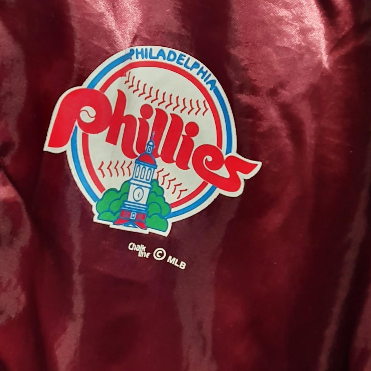 Vintage MLB (Chalk Line) - Philadelphia Phillies Satin Jacket 1990s Large –  Vintage Club Clothing