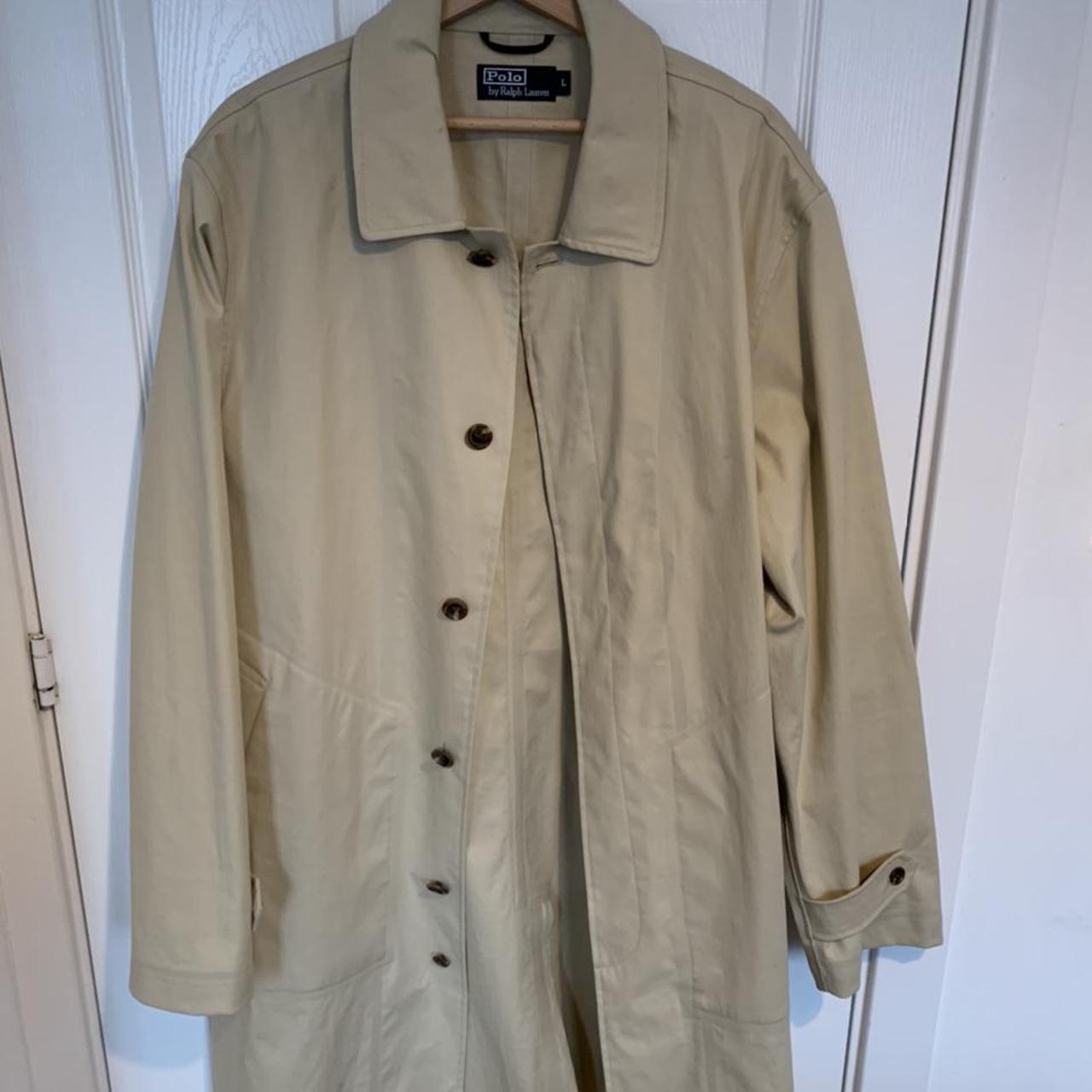 Men’s Ralph Lauren trench coat. Label says L but... - Depop