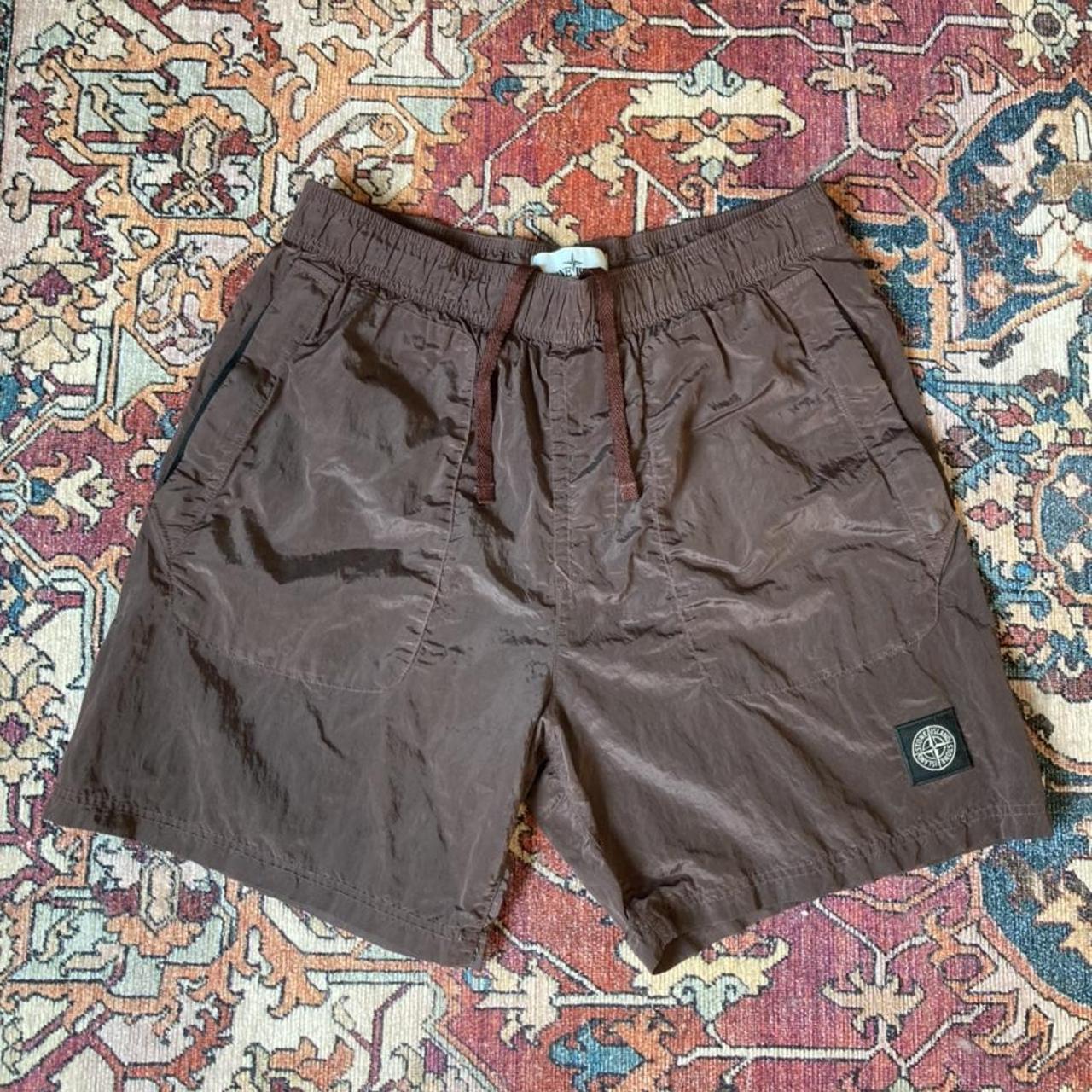 stone island shimmer shorts