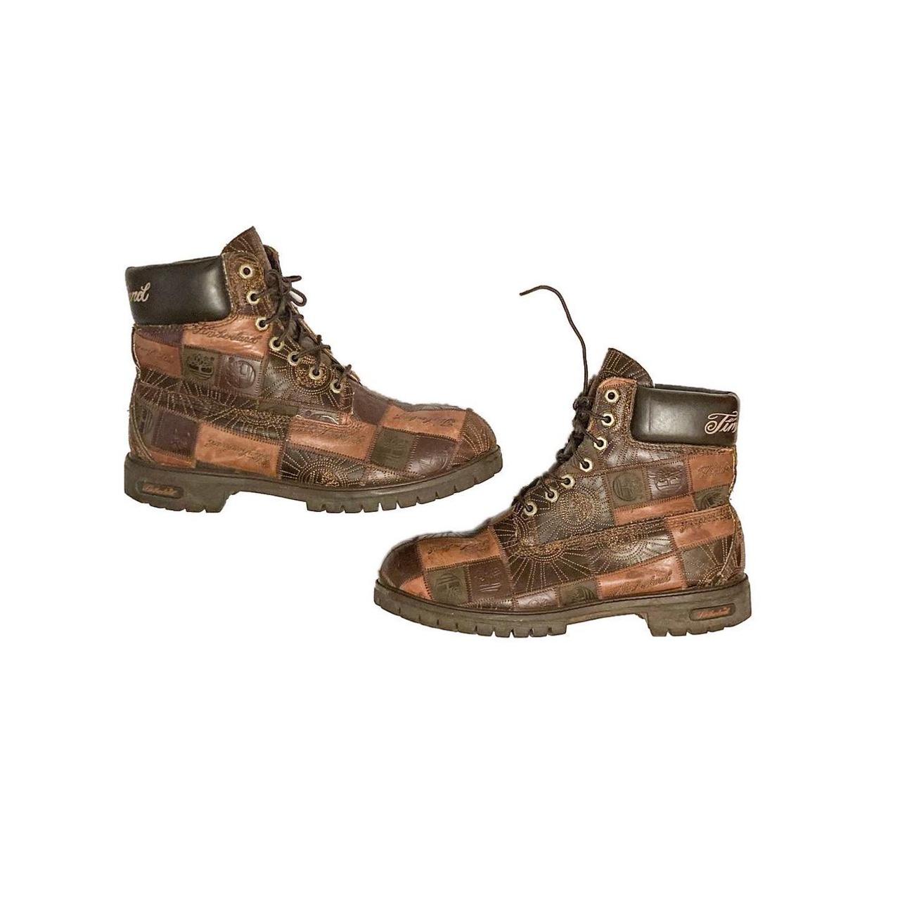 timberland patchwork boots