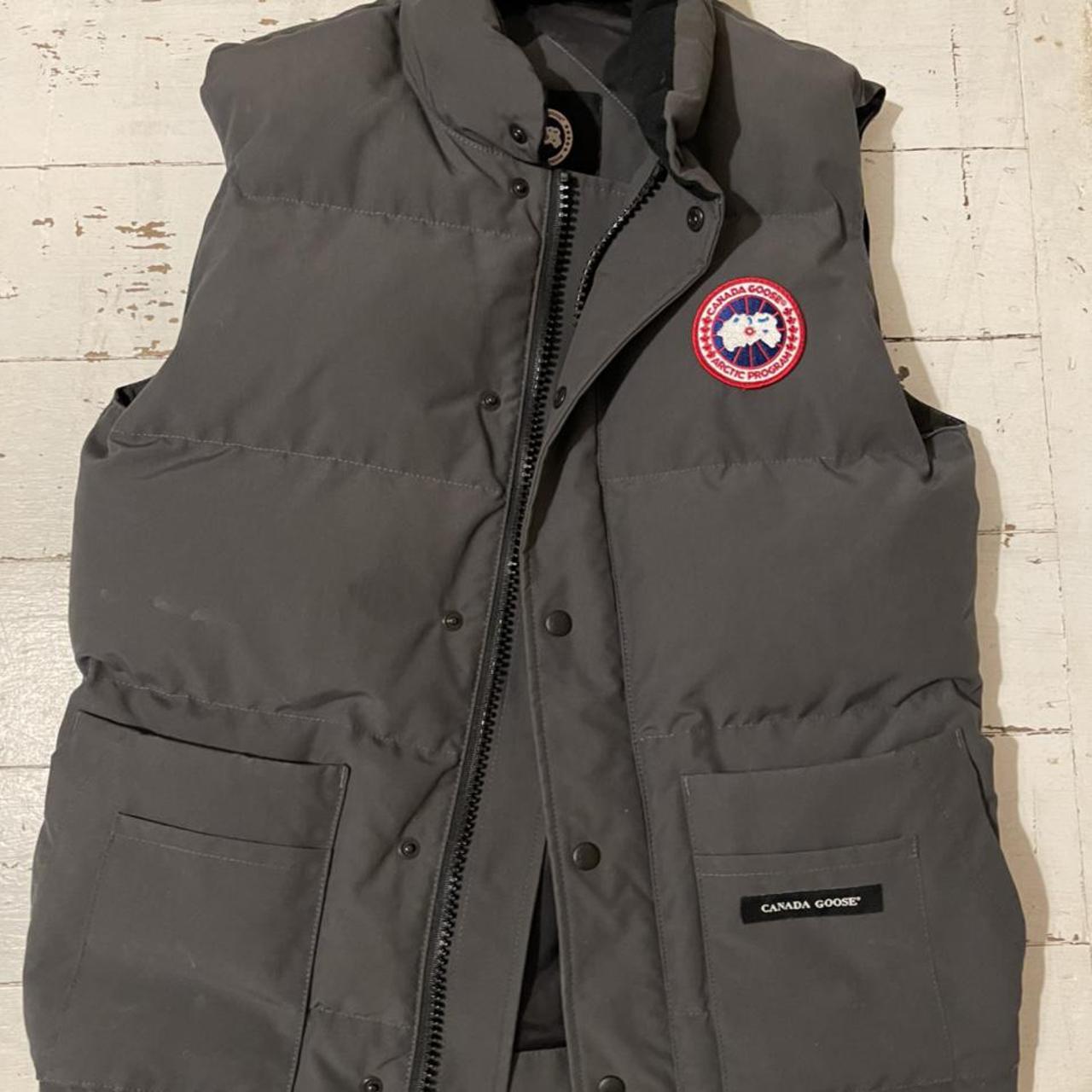 canada goose grey gilet