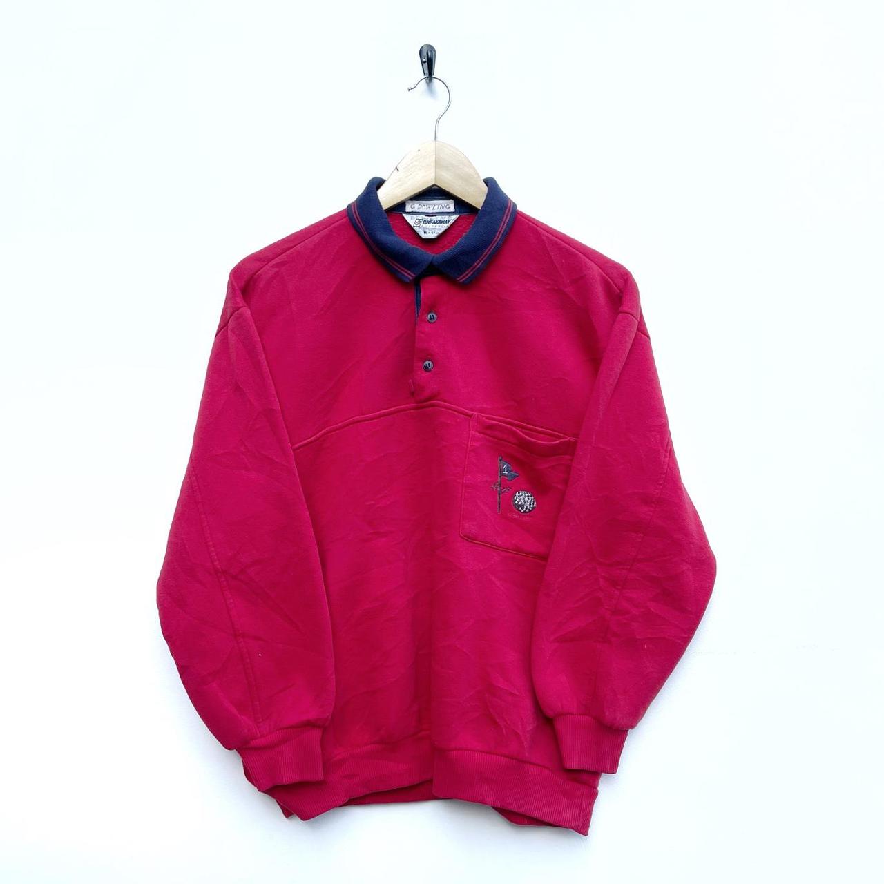 Product Image 1 - Vintage 90s collared sweatshirt, features