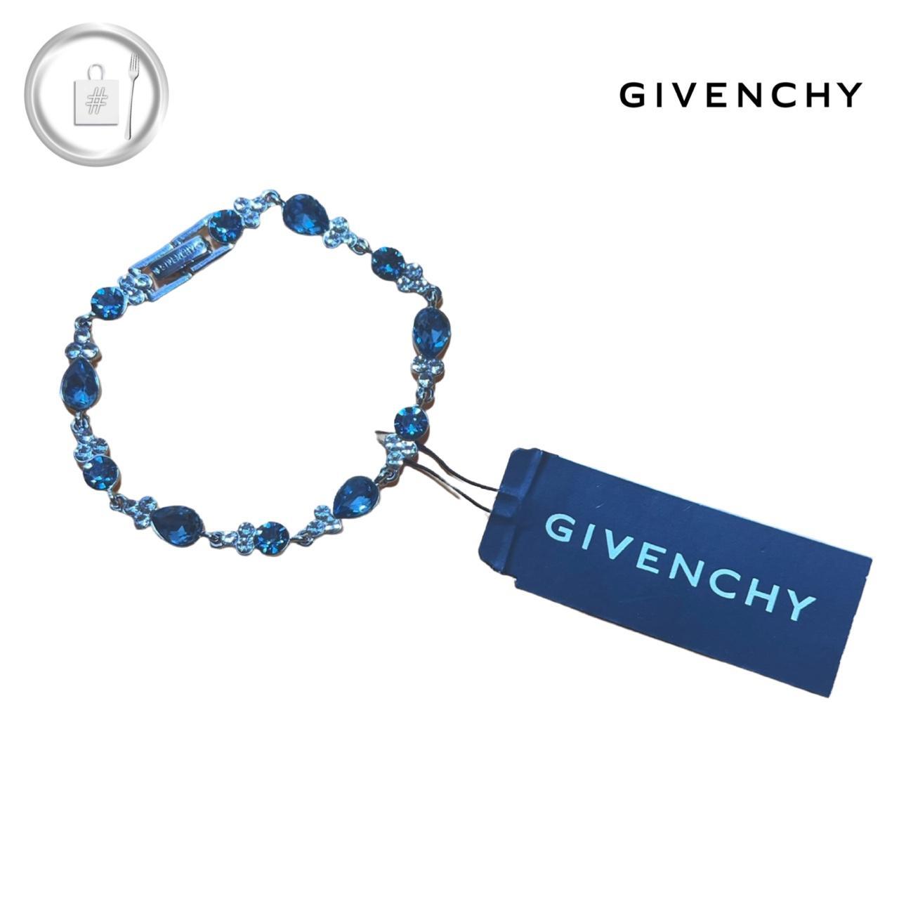Givenchy Men's Silver and Blue Jewellery Depop