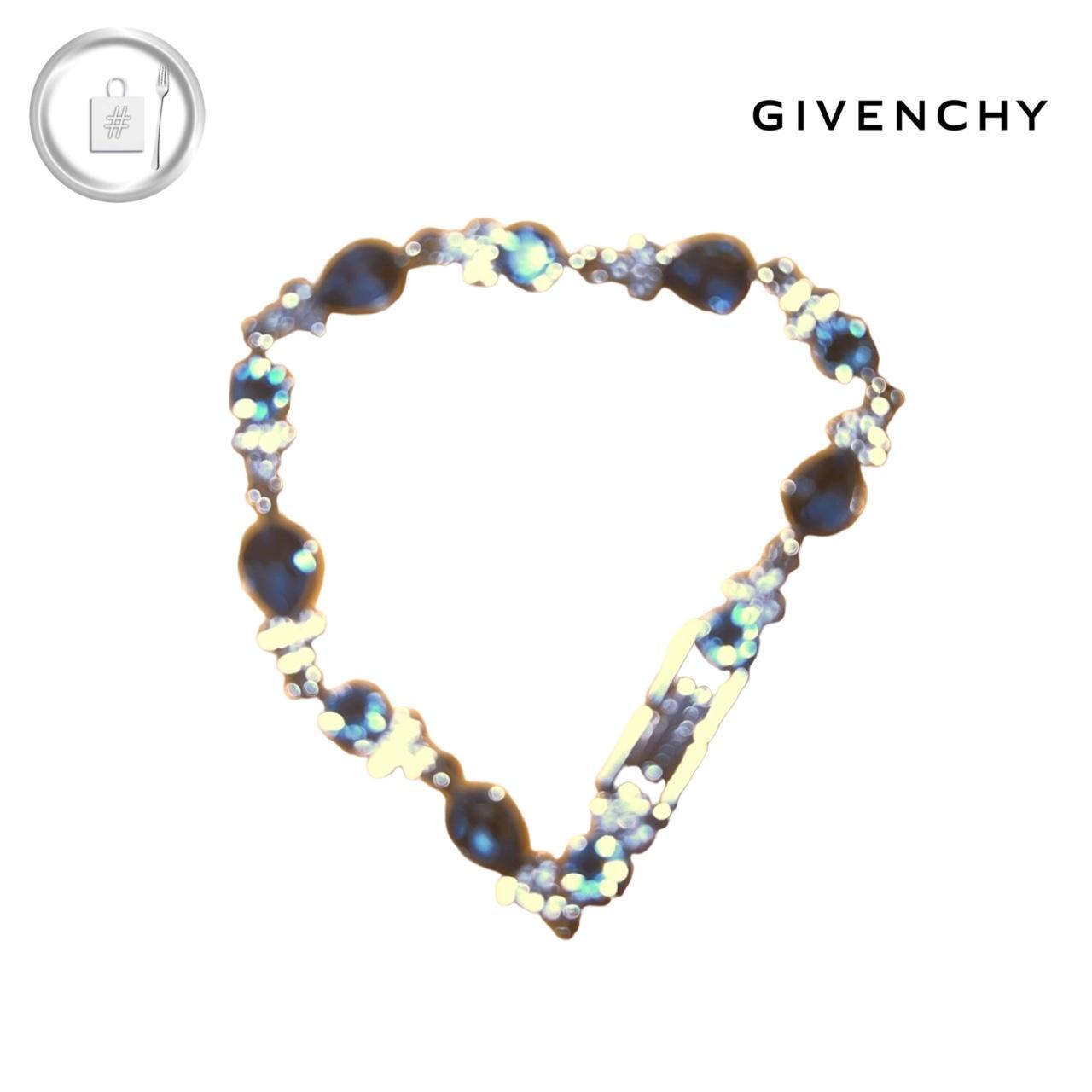 Givenchy Men's Silver and Blue Jewellery Depop