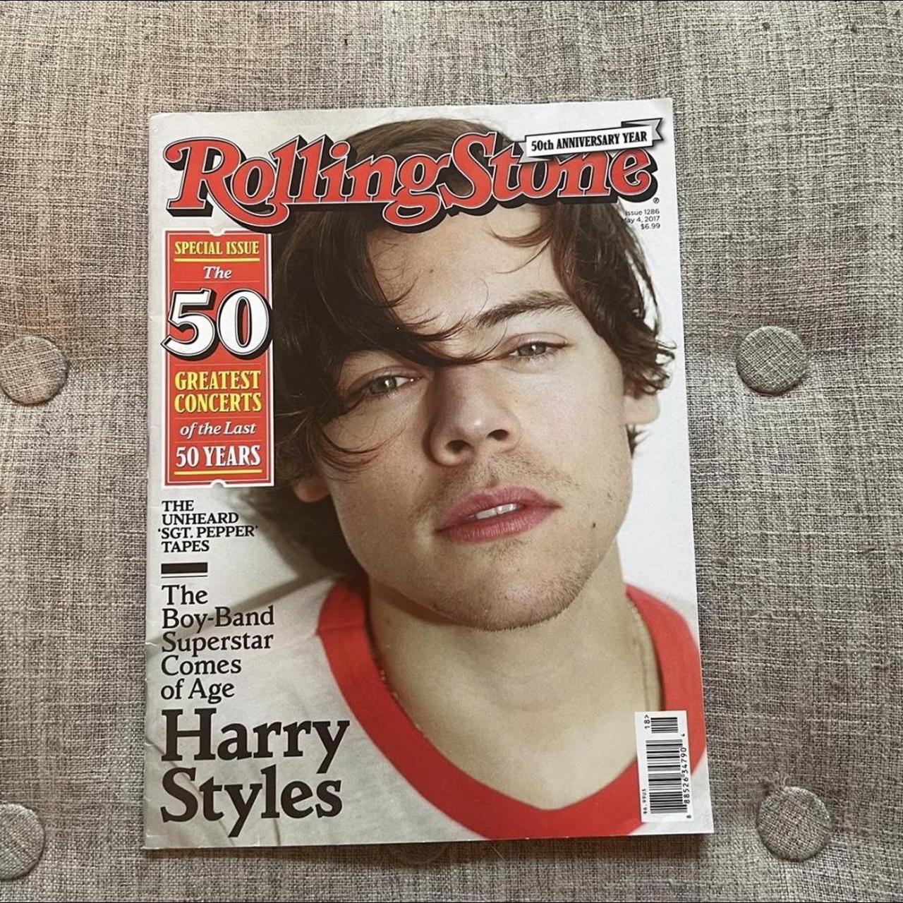 harry styles rolling stone cover •RARE harry styles... - Depop