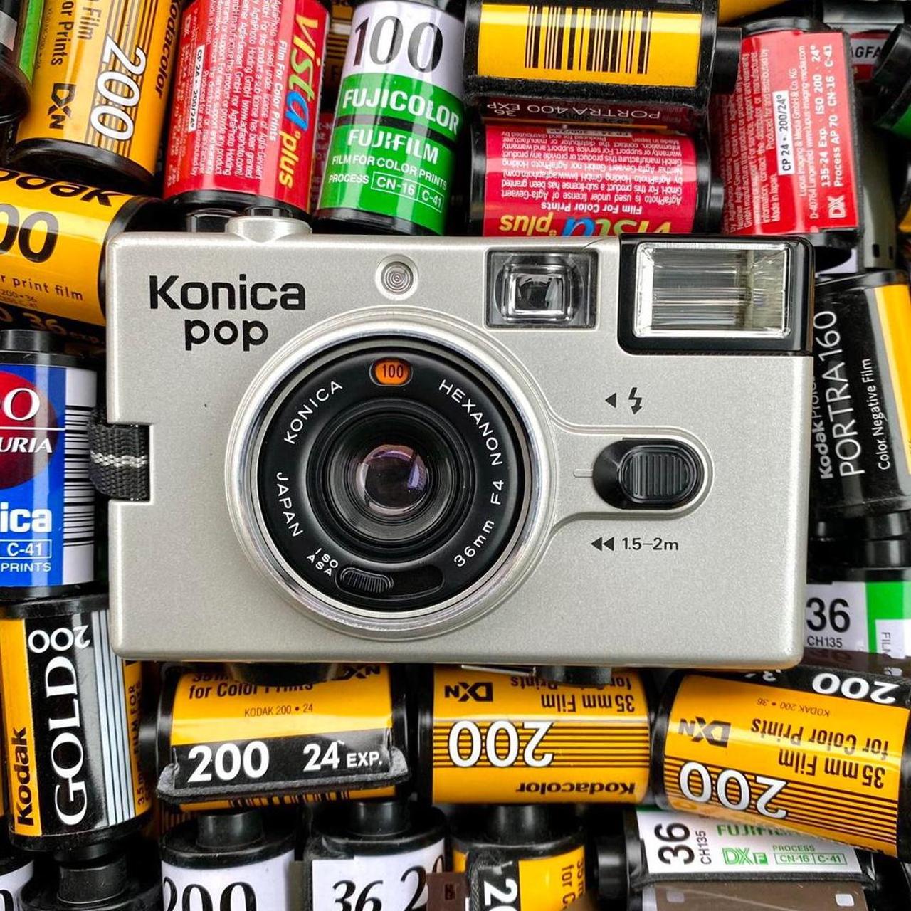 Konica Silver and Grey Cameras-and-accessories