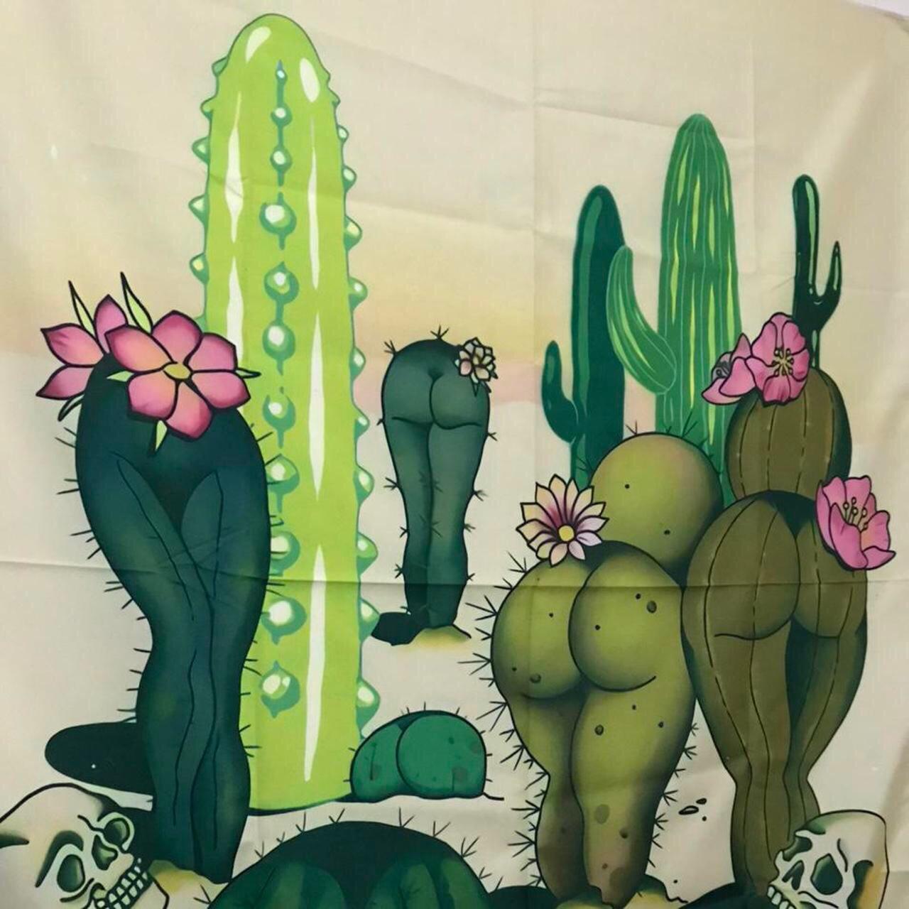 Product Image 4 - Fat Bottom Cacti Tapestry Flag.