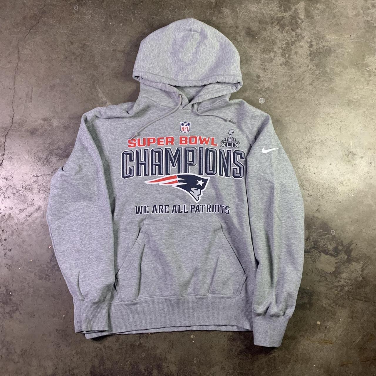 Nike New England patriots hoodie Super bowl 49... Depop