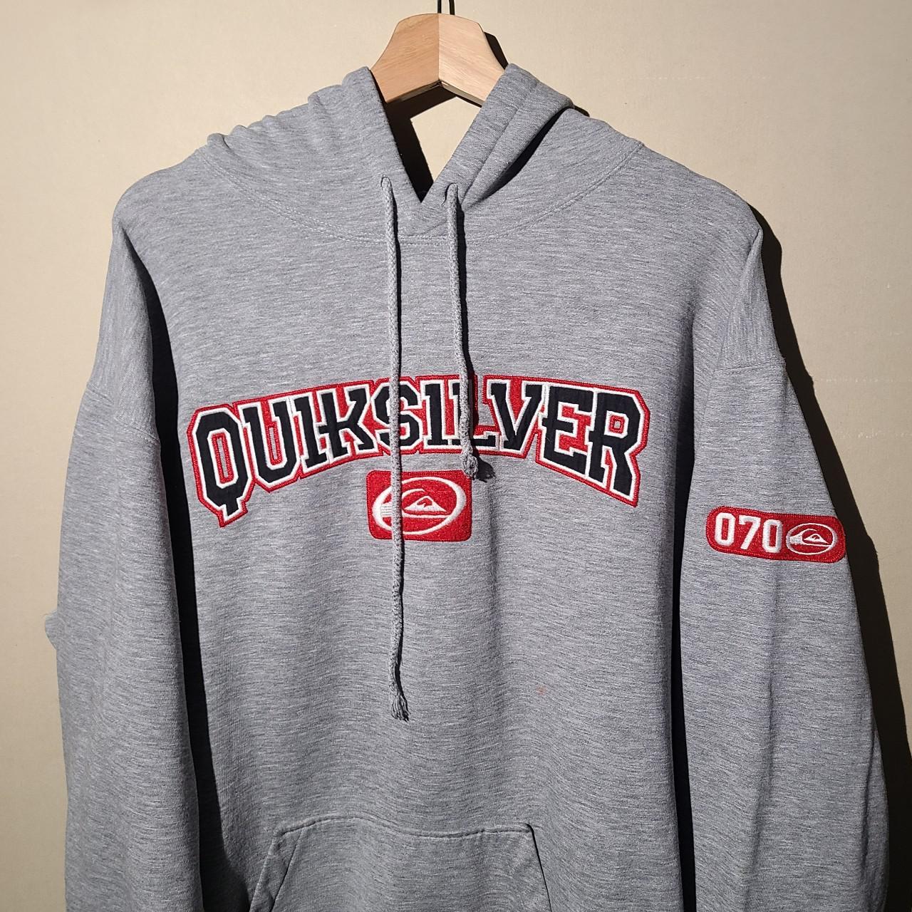 Vintage Quiksilver Sweater Hoodie Features classic... Depop