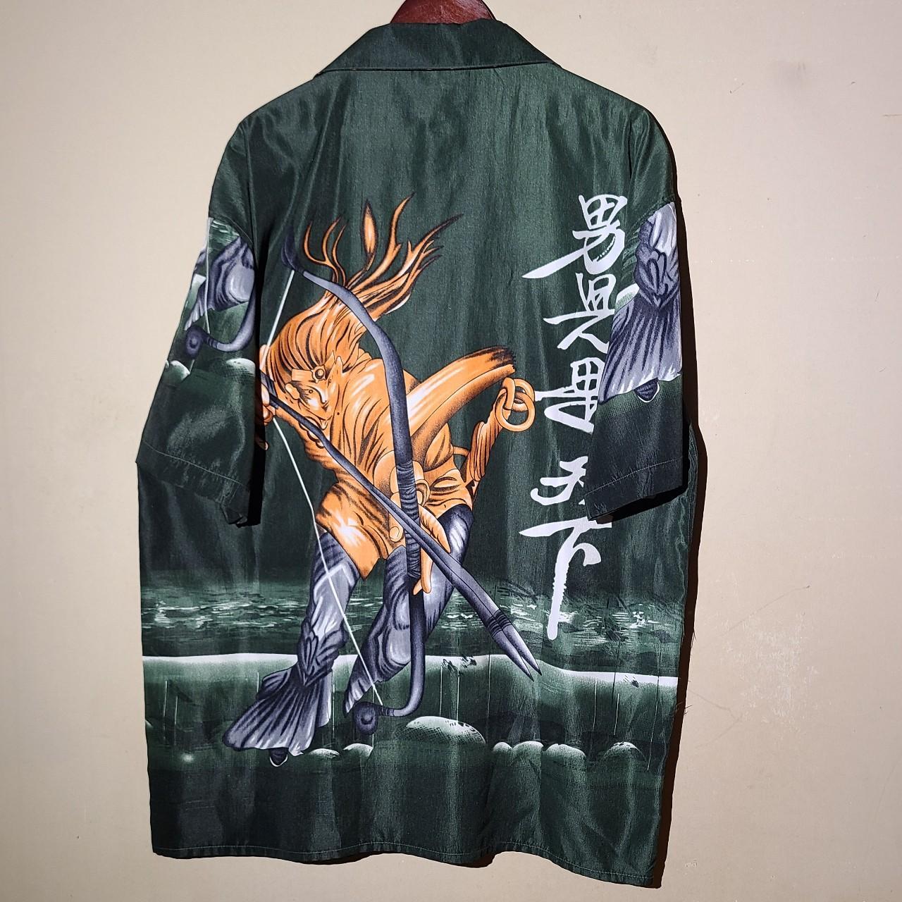 Sean John Button Up Shirt Features a giant front | Depop