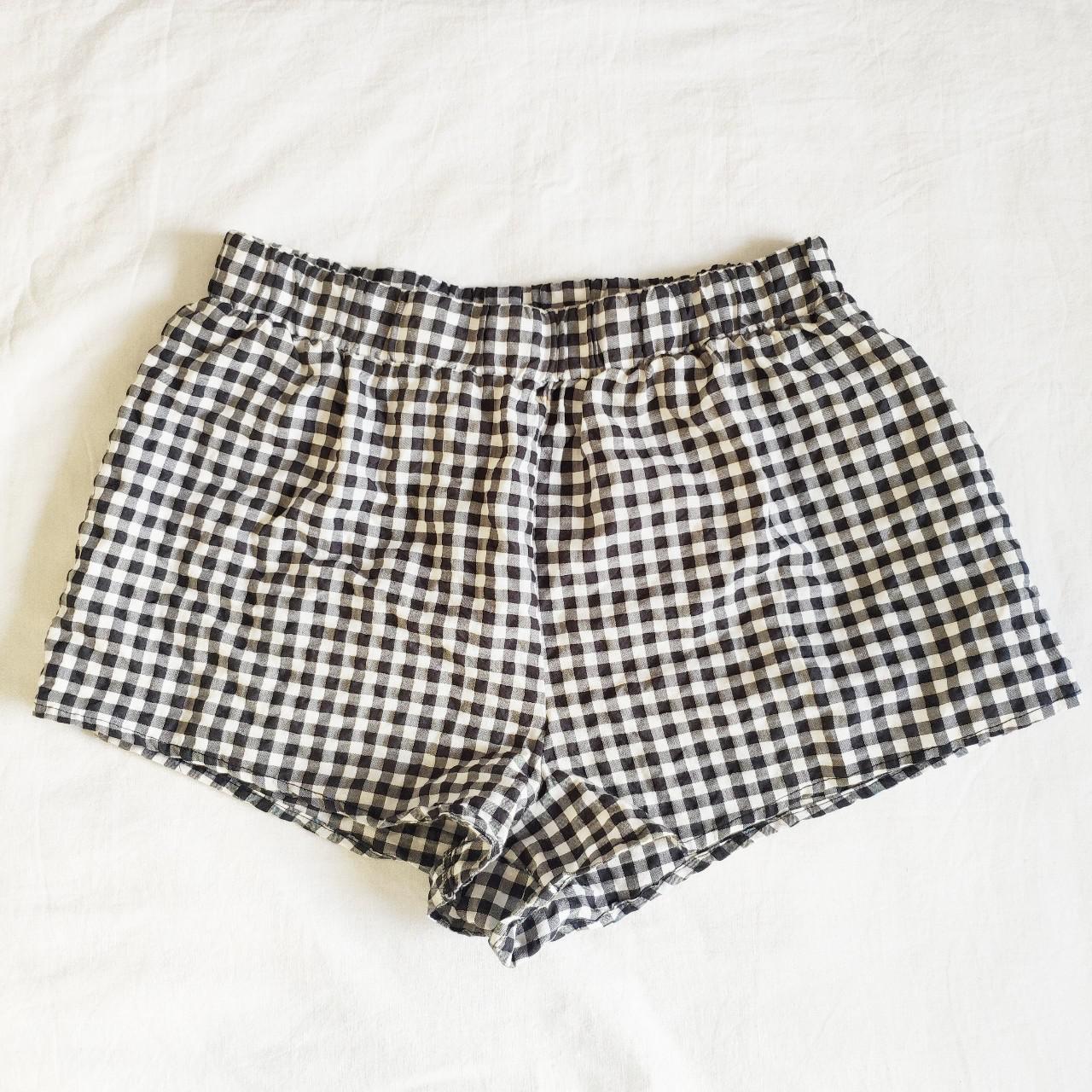 gingham shorts 🌼 good quality gingham shorts w... - Depop