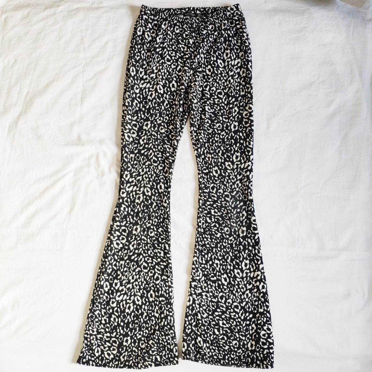 bershka cheetah flares