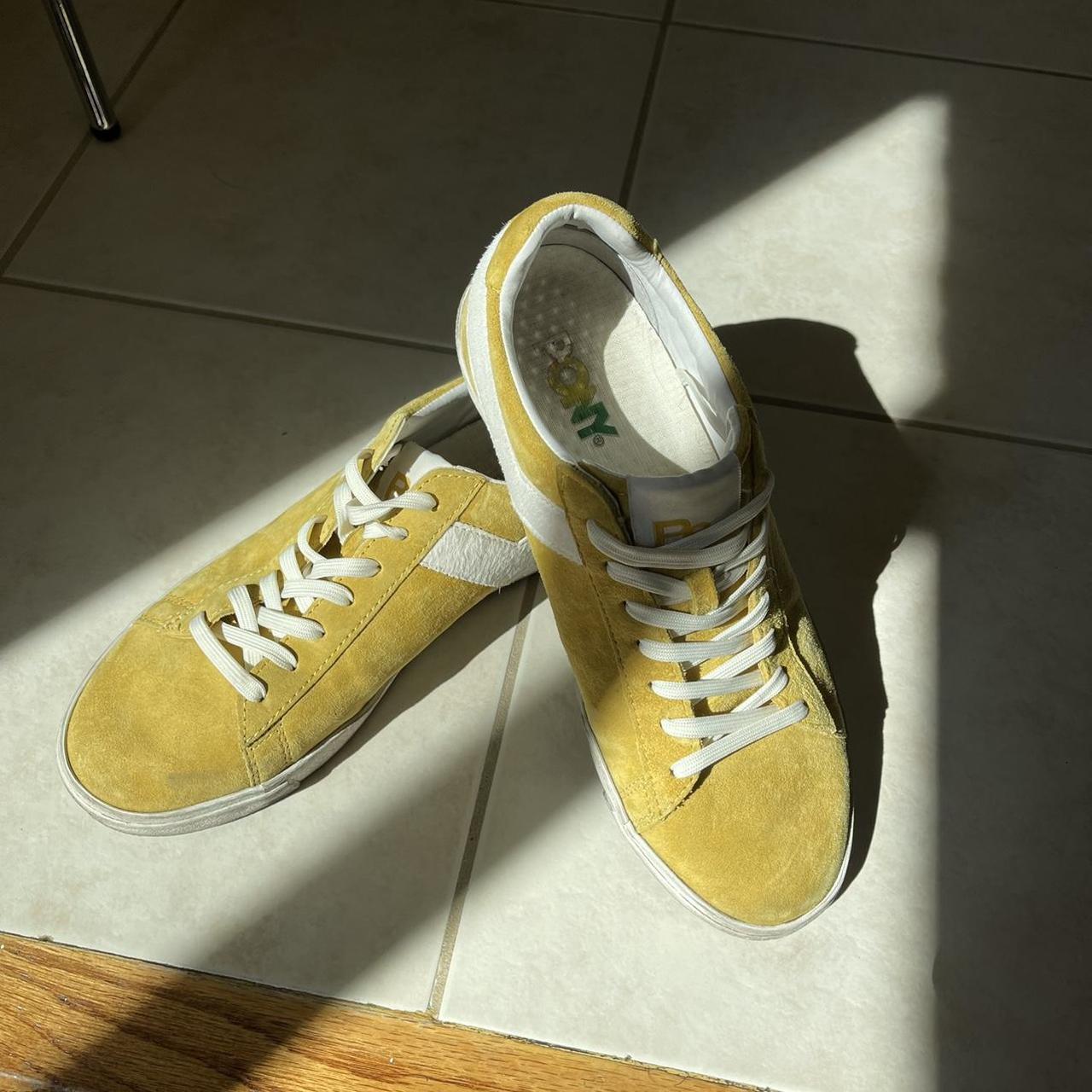 Pony Men's Yellow and White Trainers