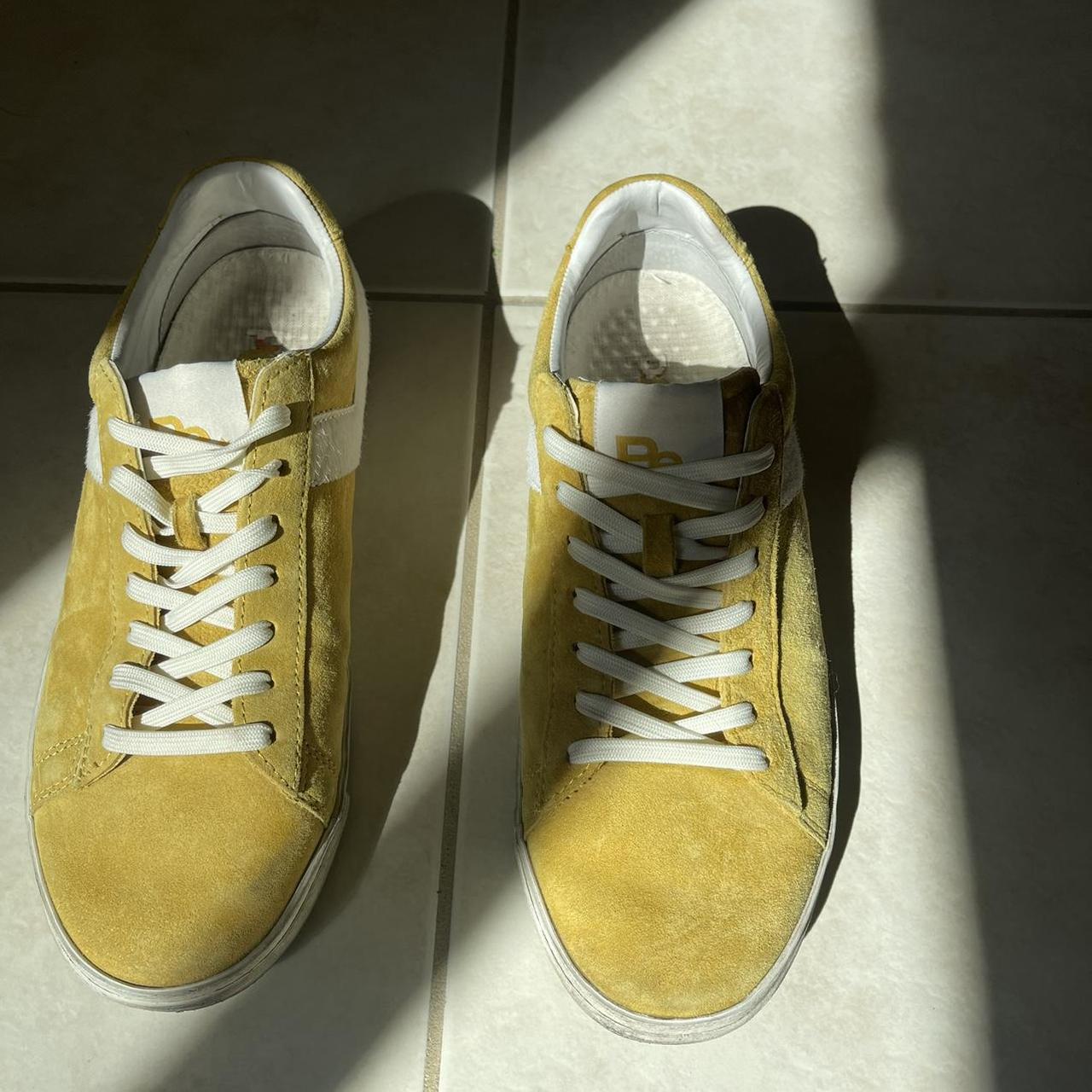 Pony Men's Yellow and White Trainers (2)