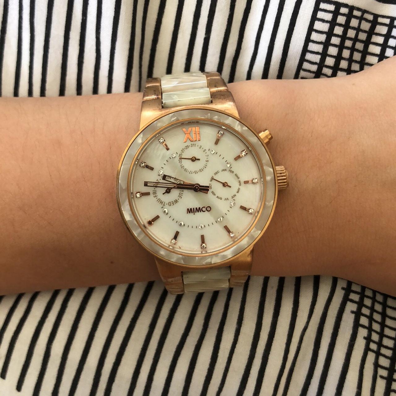 rose gold timepeace watch Brand mimco Works