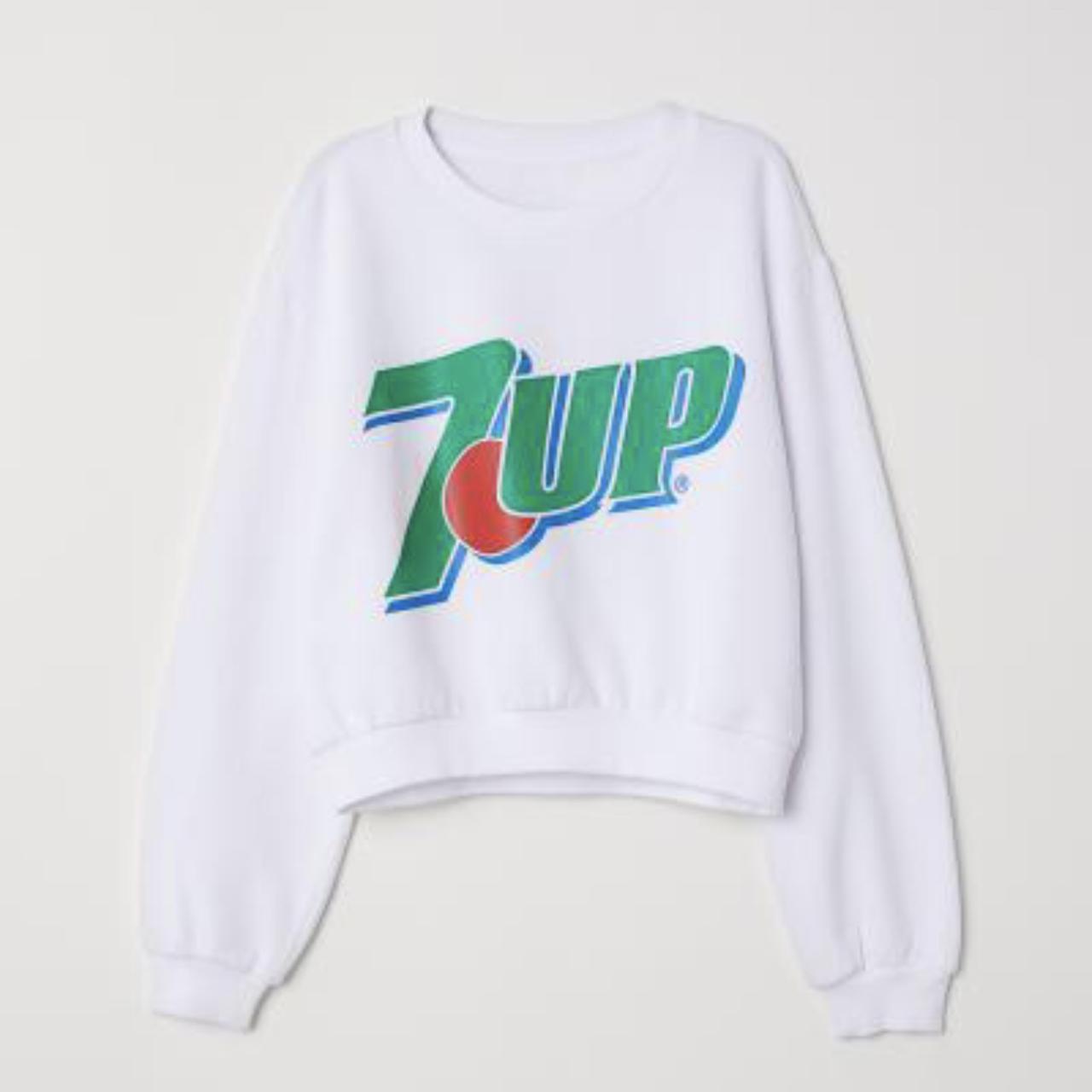 H&M Women's White Sweatshirt Depop