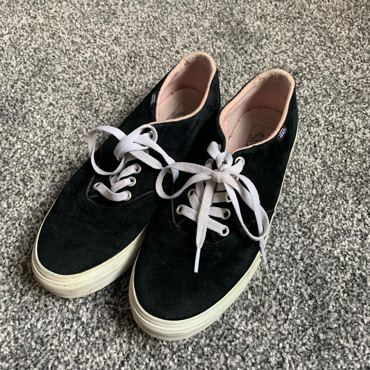 all black vans size 7