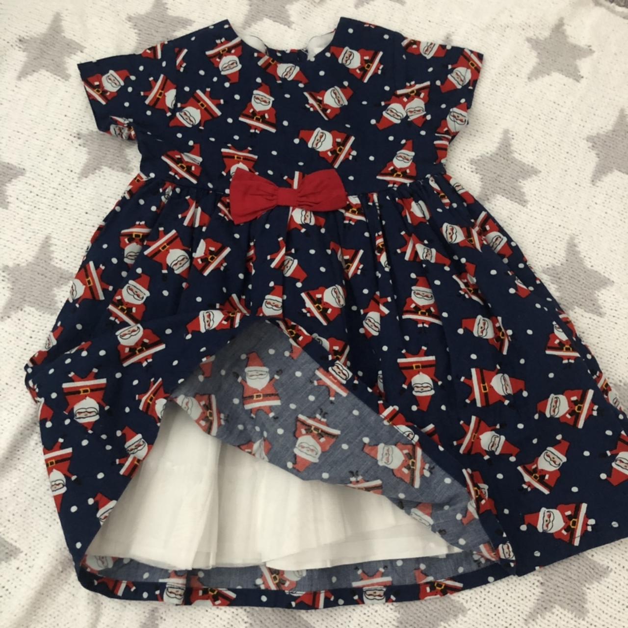 M&co Baby Girl Christmas Jumper Dress Buy M&Co Blue Holly