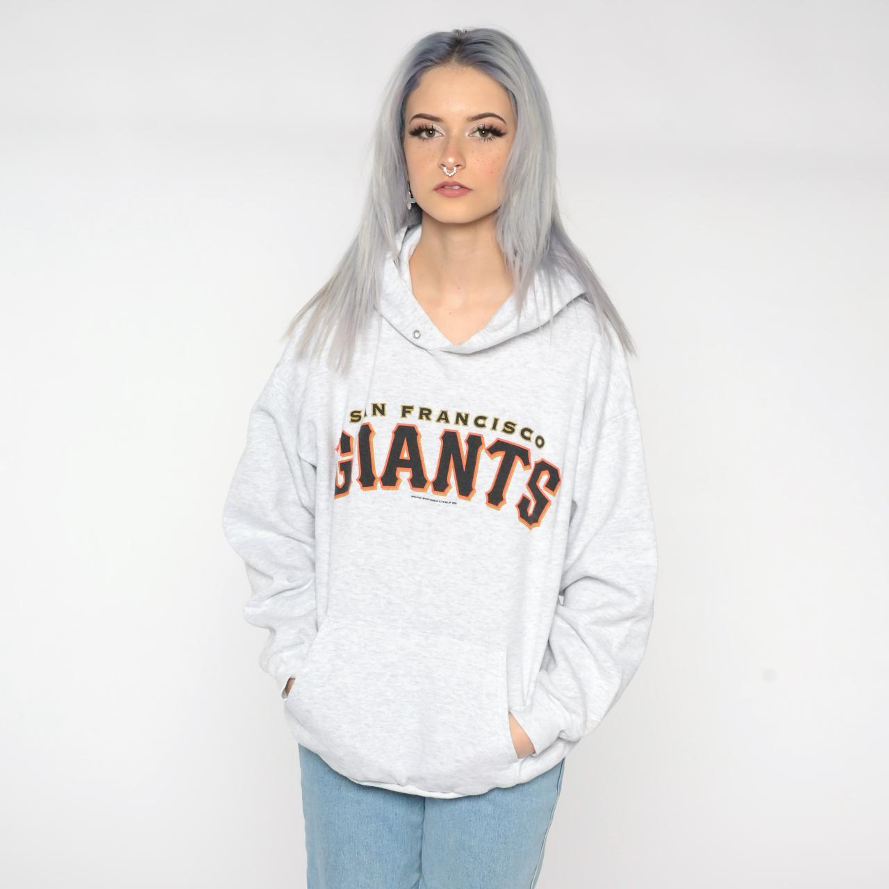 San Francisco Giants Nike MLB Hoodie - Large Black Cotton Blend