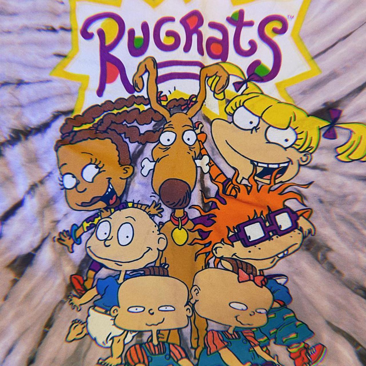 rugrats tshirt 🦖 •very vibrant • only worn once or... - Depop