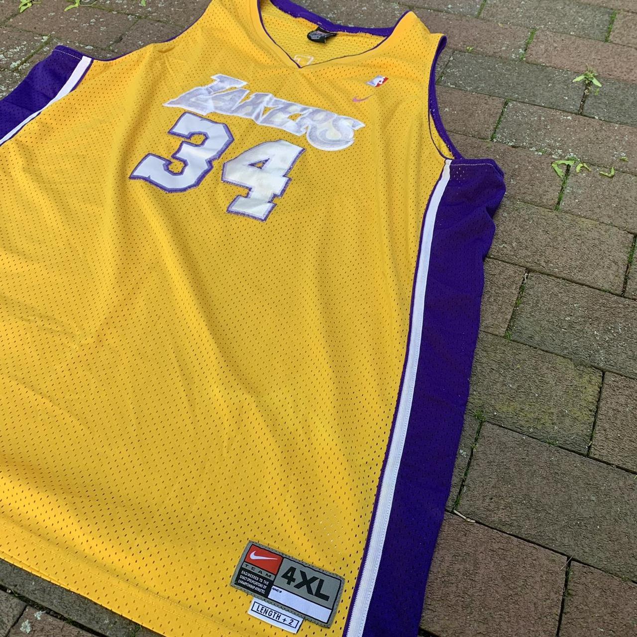 Nike Los Angeles Lakers Shaquille O'Neal jersey. In - Depop