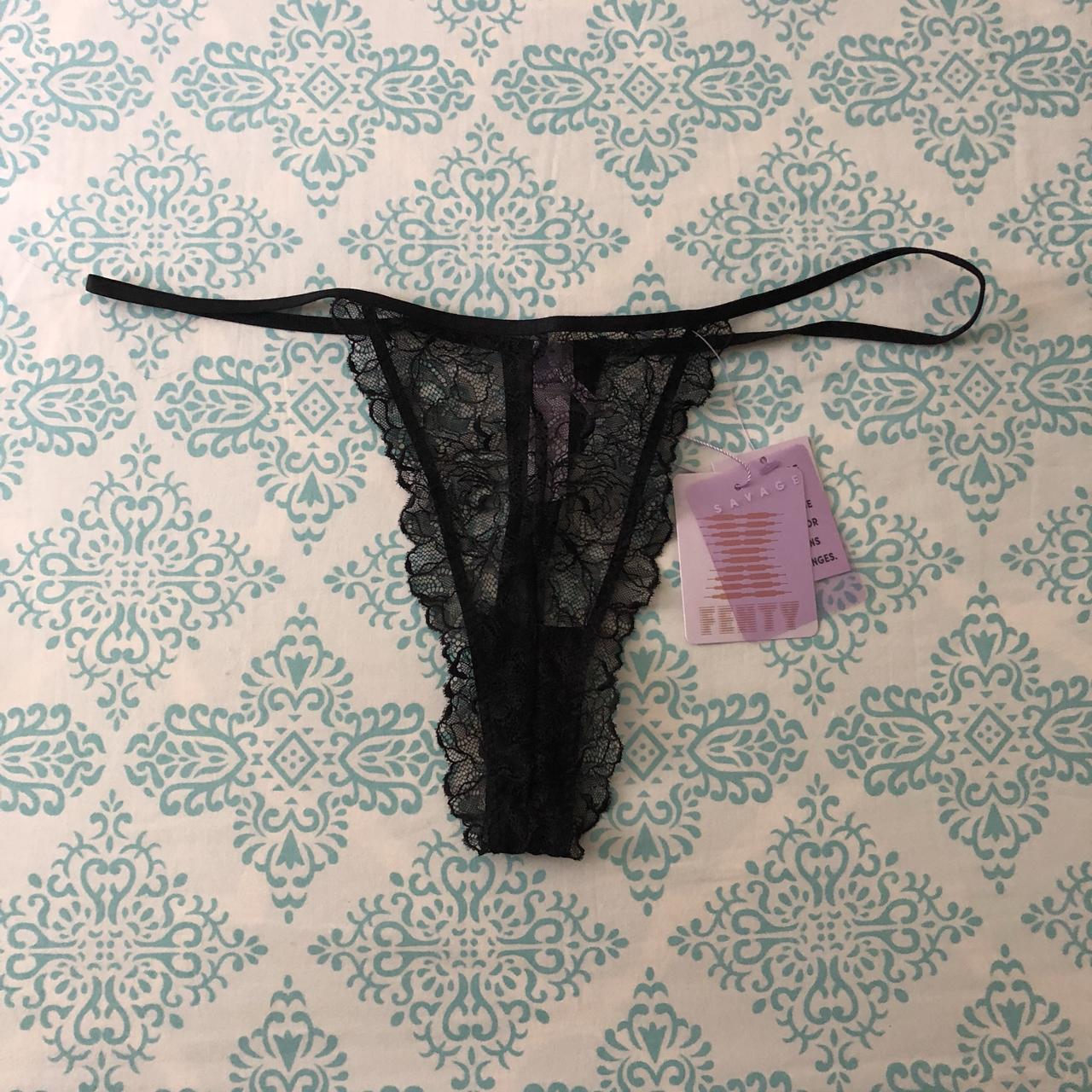 Savage x Fenty SS20 lacy floral mesh lingerie set - Depop
