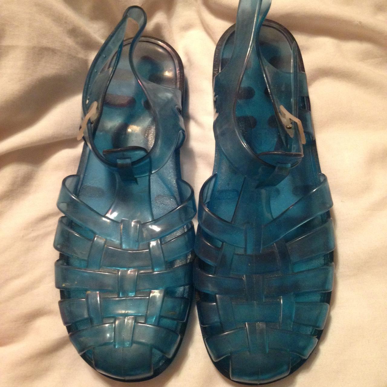 Retro discount jelly shoes