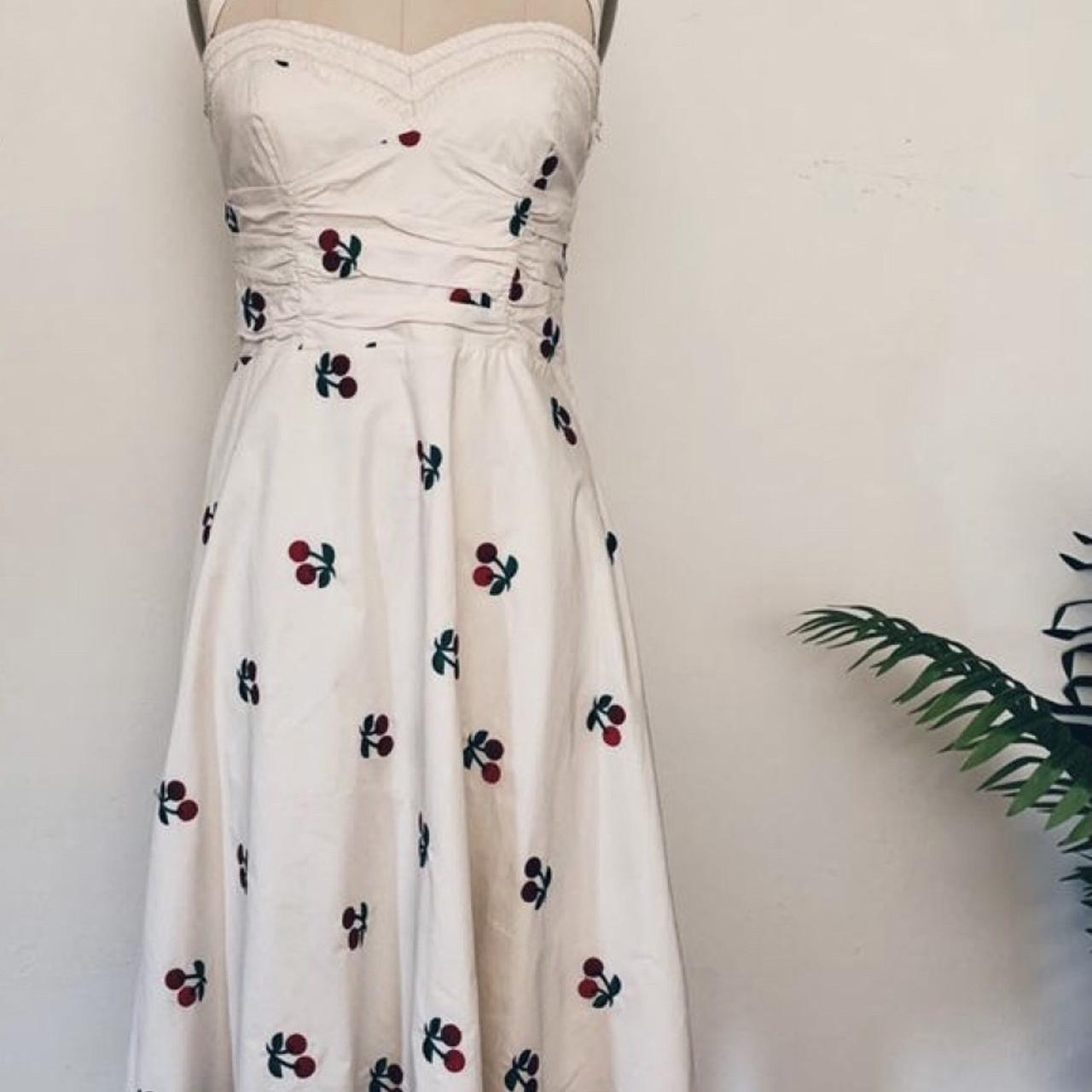 betsey johnson cherry dress