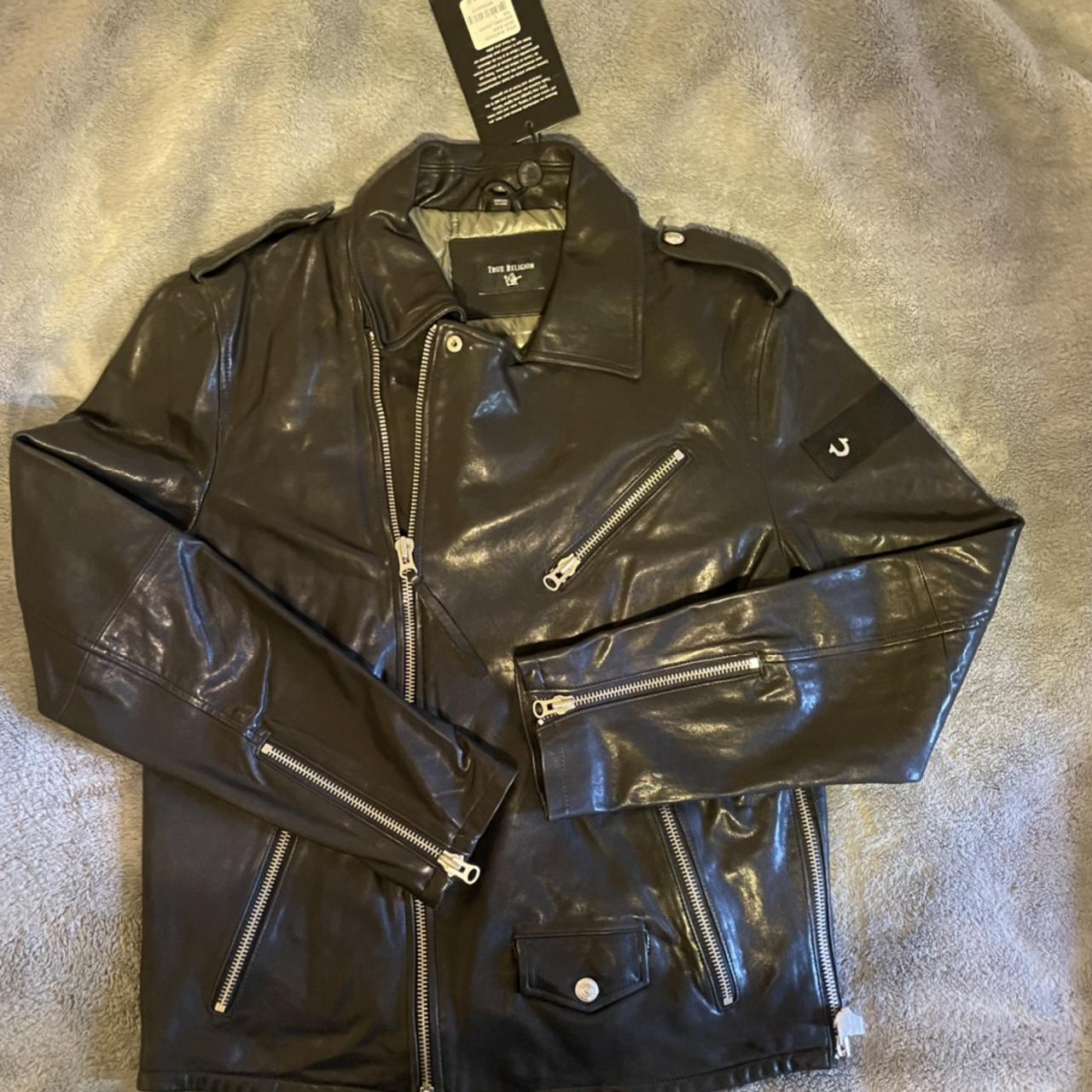 True religion metallic store jacket