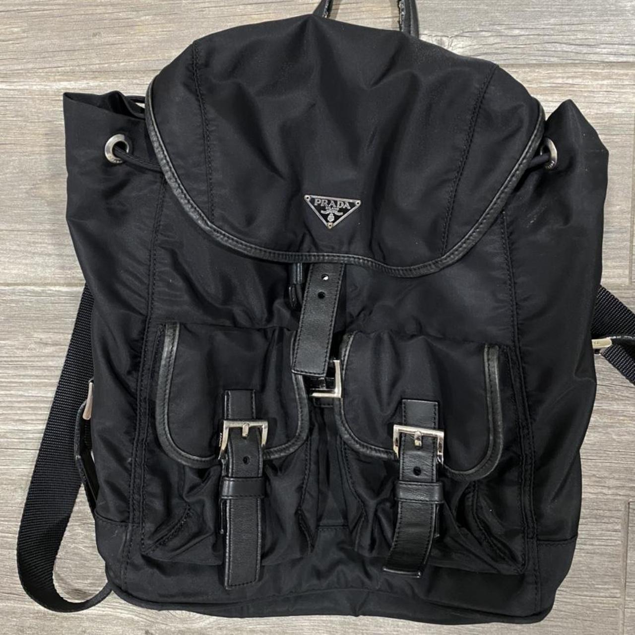 prada nylon backpack vintage