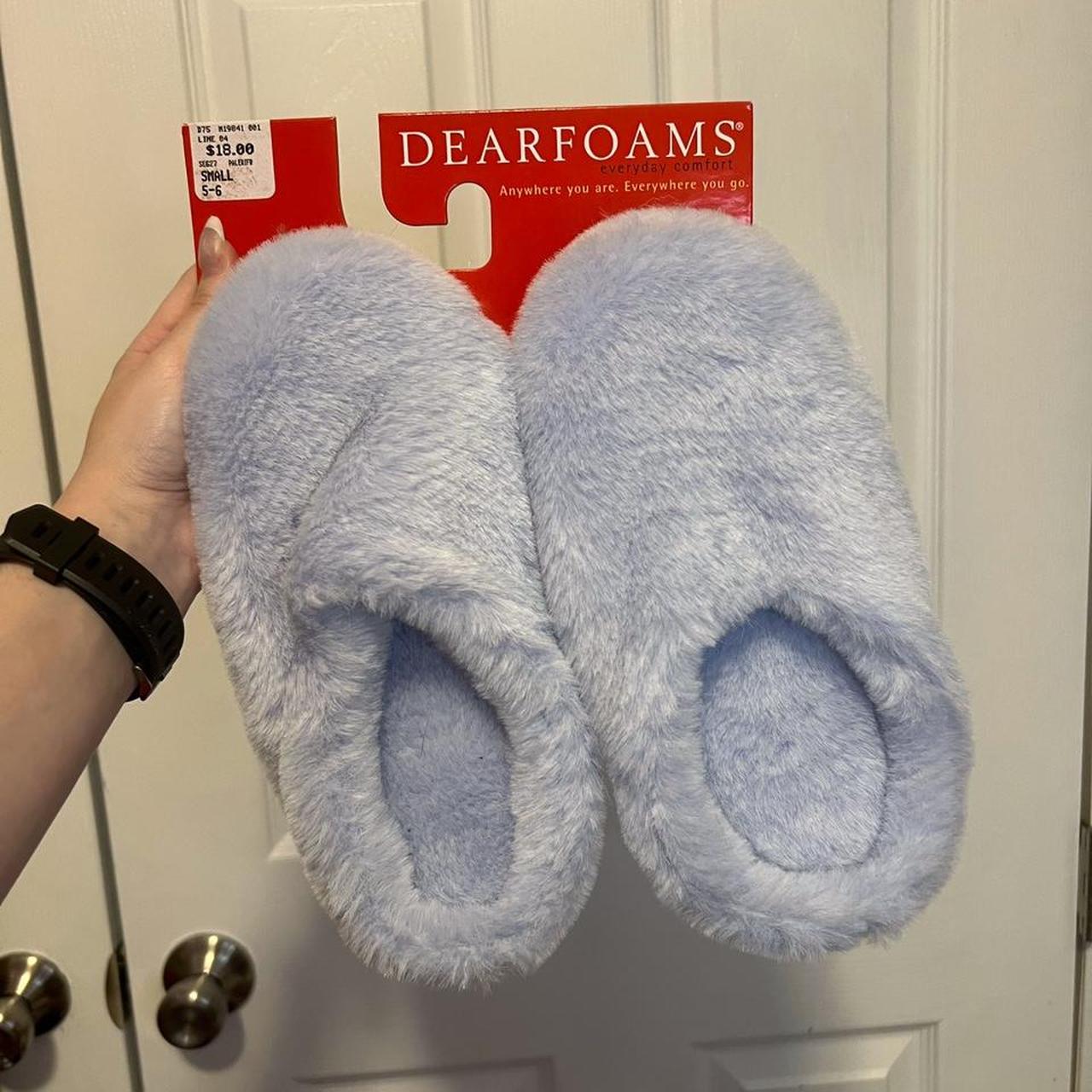 Dearfoams Women's Blue Slippers