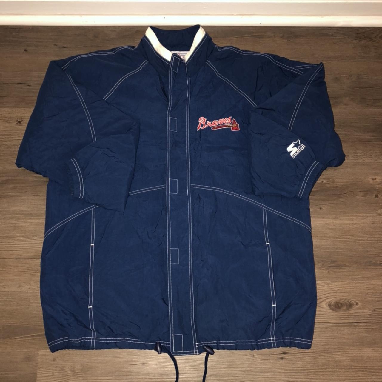 Milwaukee Braves World Satin Jacket Cooperstown - Depop