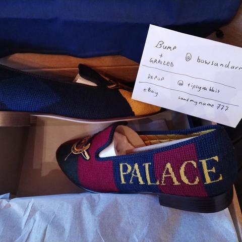 palace ralph lauren formal slipper engineered equestrian print