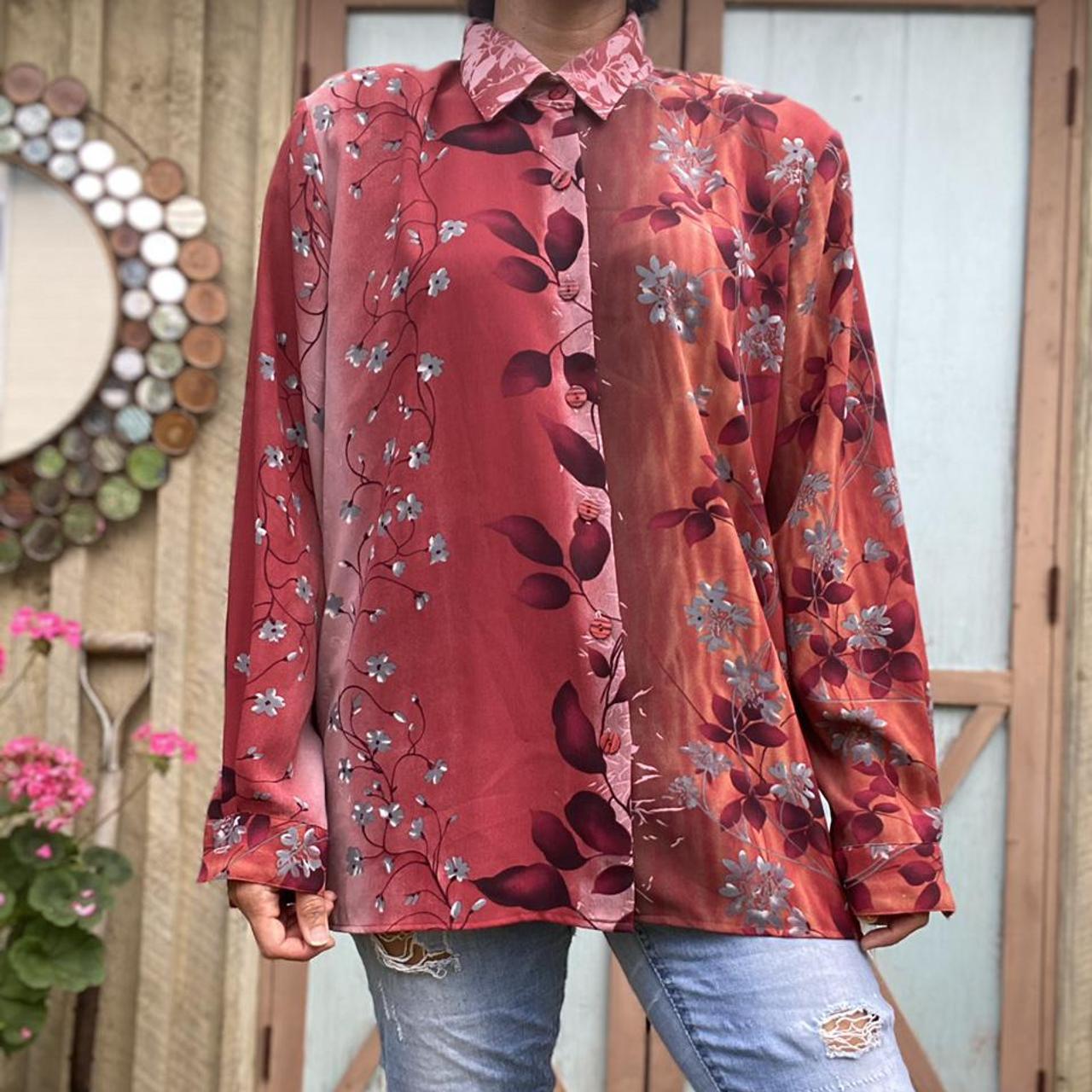 Product Image 1 - Vintage 90’s floral blouse by