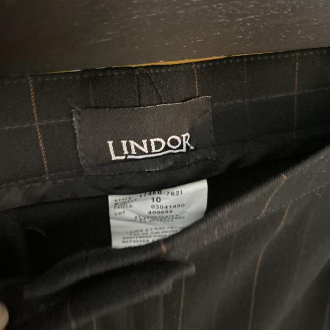 Women's Black and Cream Trousers (4)