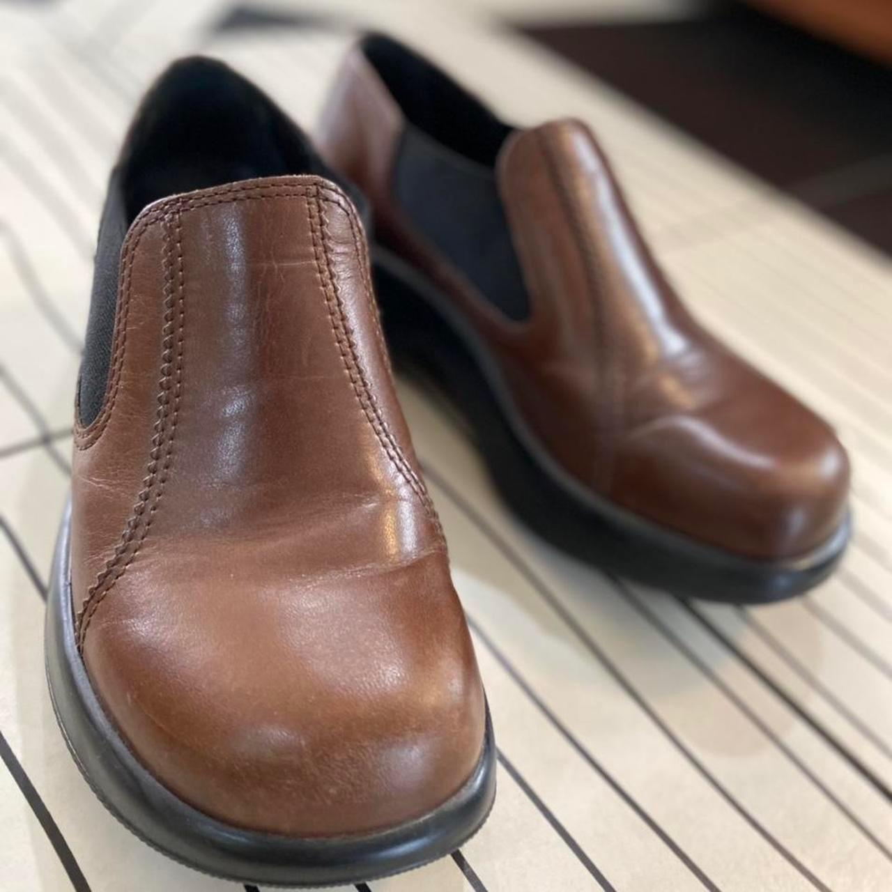 dansko brown leather shoes