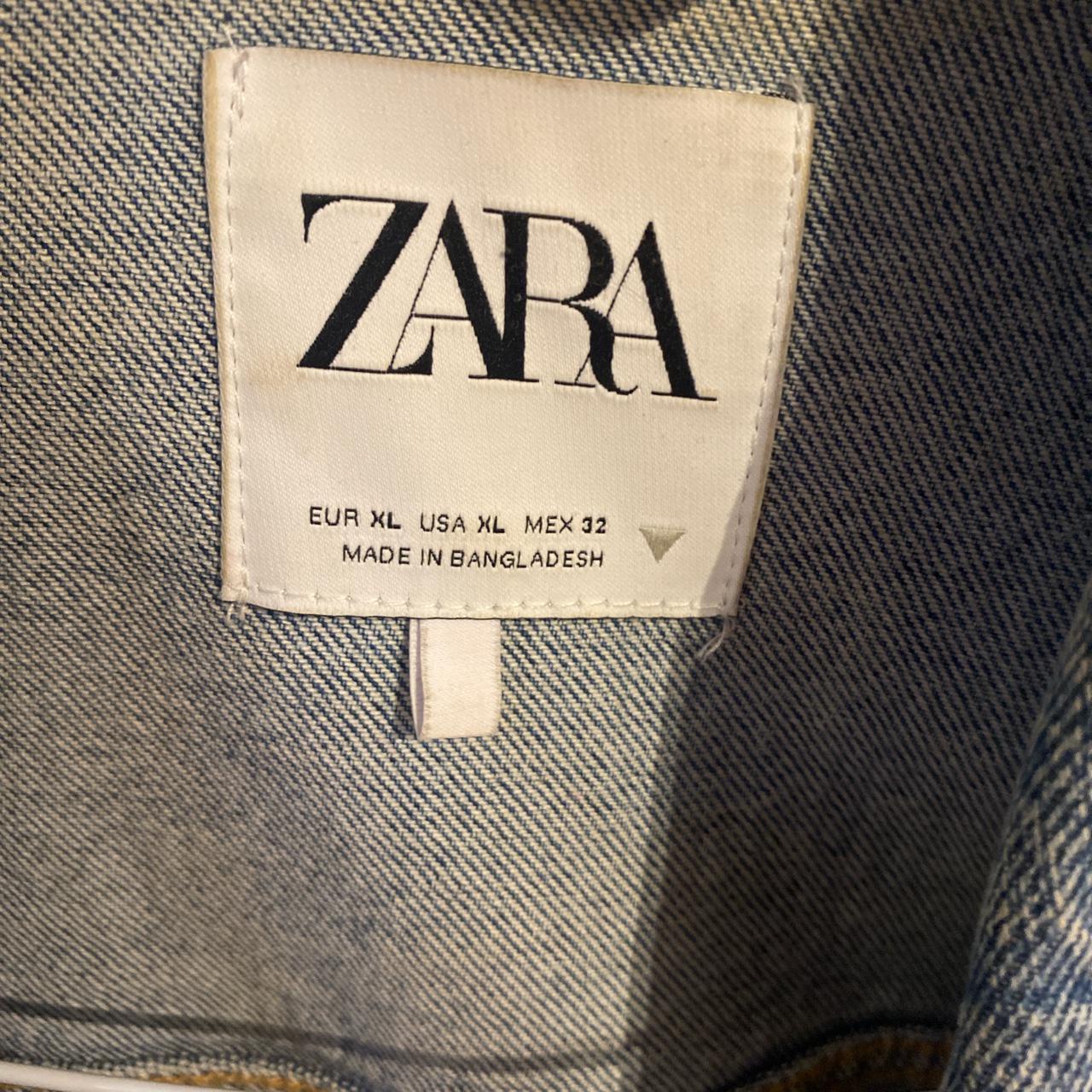 Zara denim jacket. Perfect condition, worn once.... - Depop