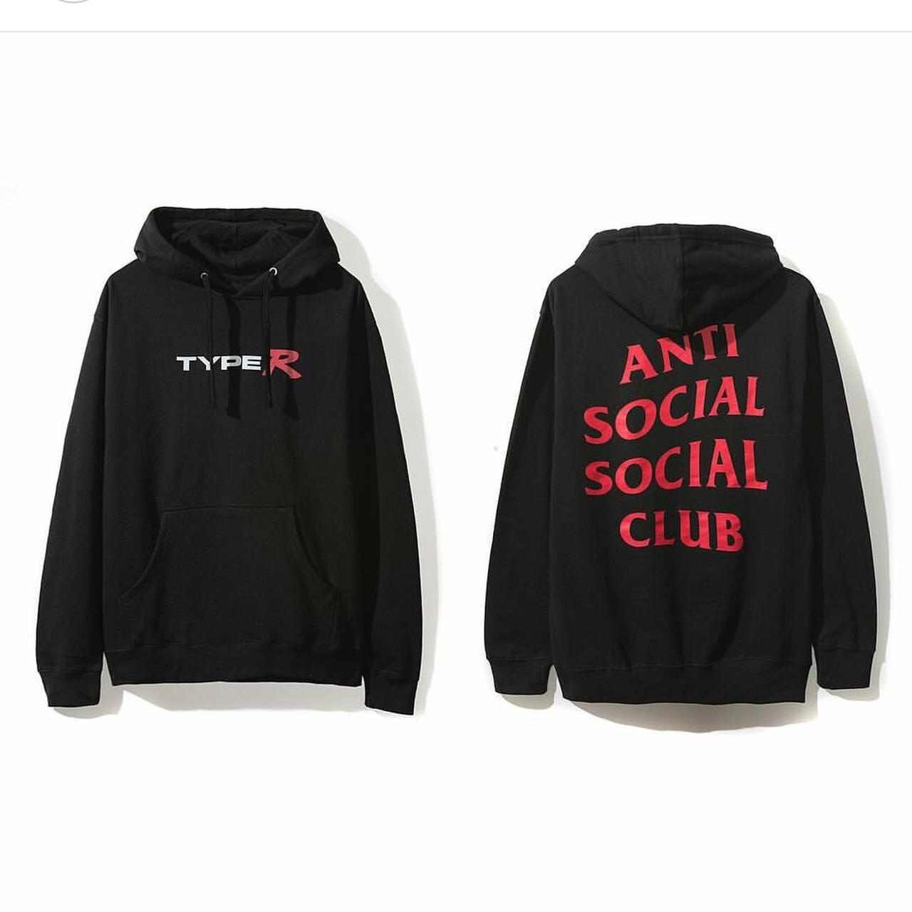 Assc Hoodie Type R Anti Social Social Club ของแท้] เสื้อฮู้ด Anti
