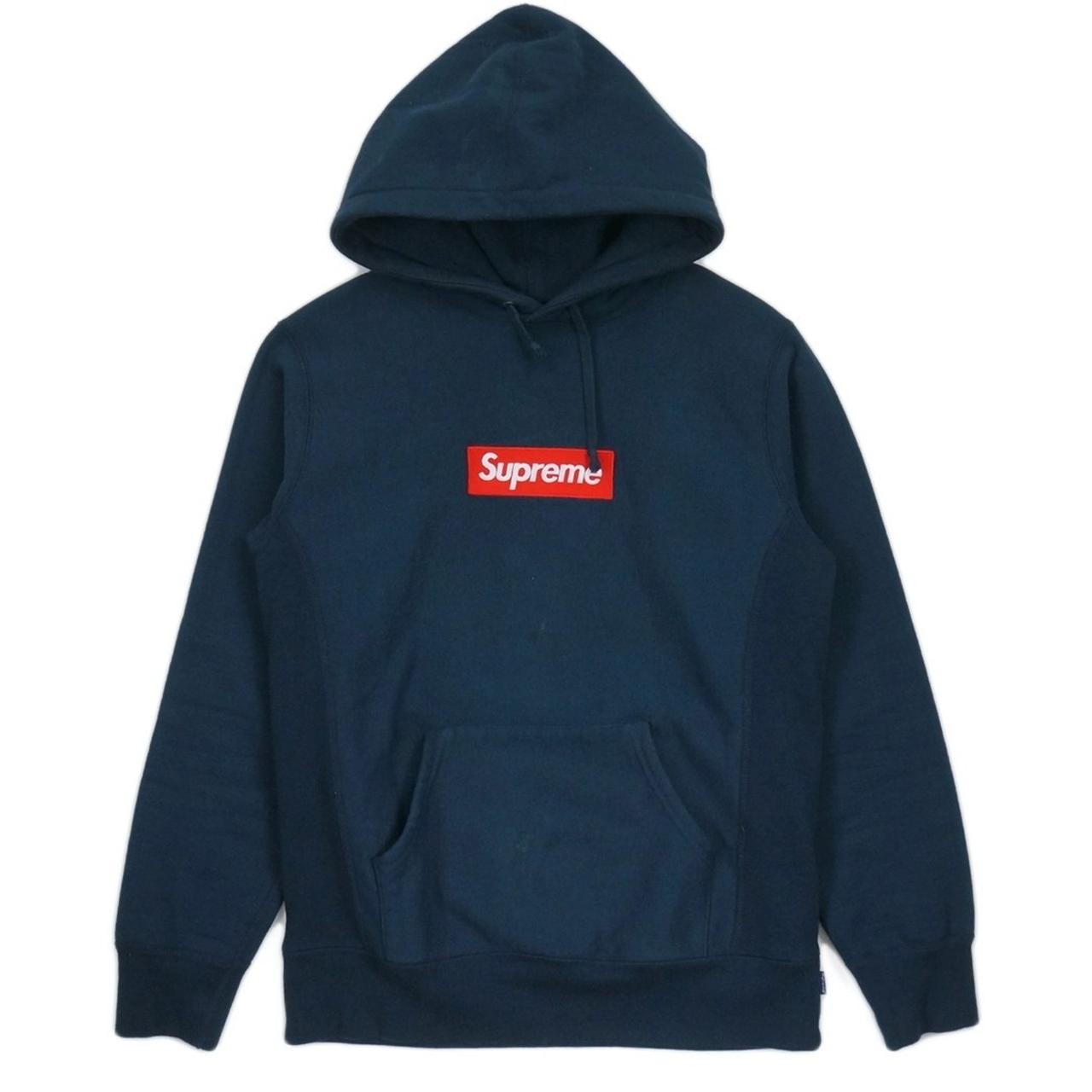 SUPREME Box Logo Hooded Sweatshirt. Worn nearly 5... - Depop