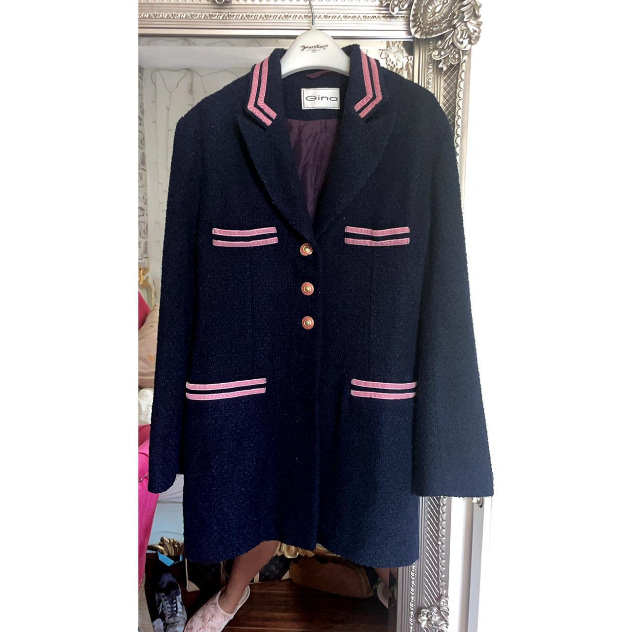 blue jacket gold buttons