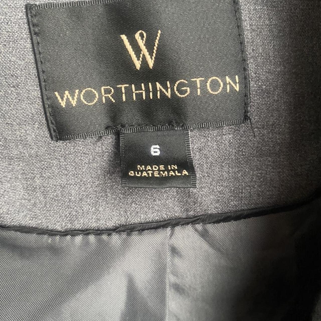 Worthington Women's Grey Jacket | Depop